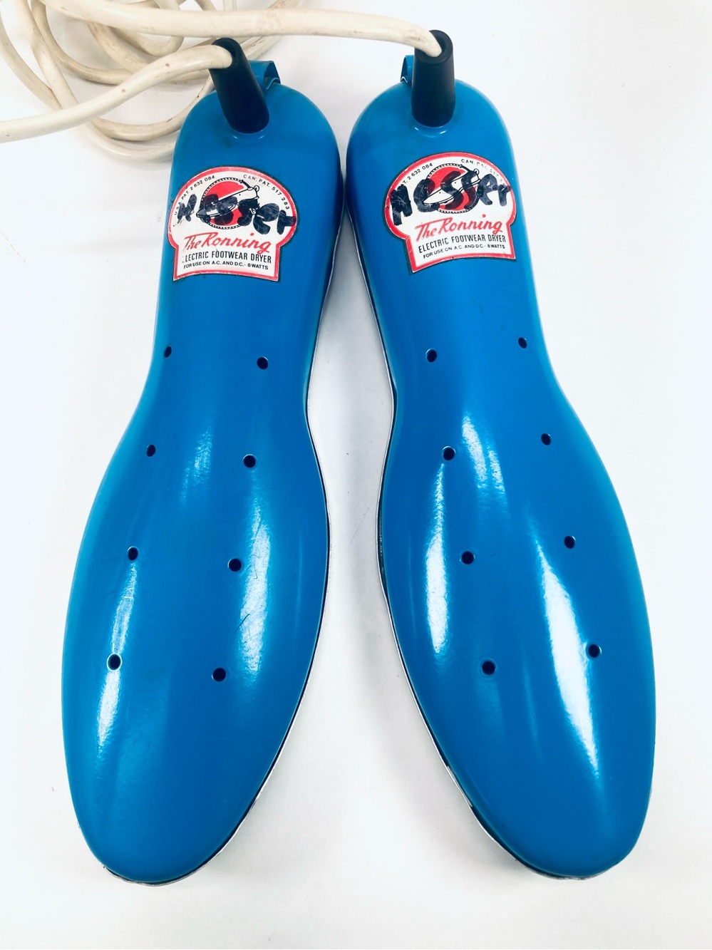 Blue Vintage Ronning Blue Electric Shoe Boot Dryer Made in Norway - Tested Works